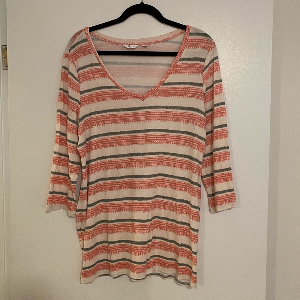 Stripped Maternity Shirt